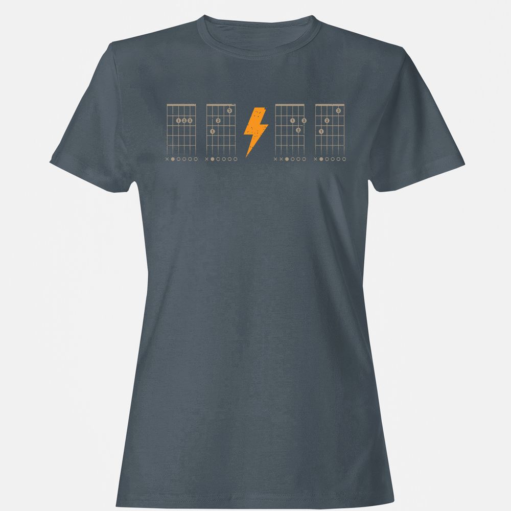 Women's T-Shirt - E77P27HX - Charcoal - 3