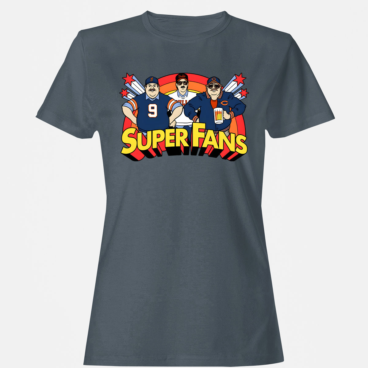 Women's T-Shirt - PJHYYCX6 - Charcoal - 3
