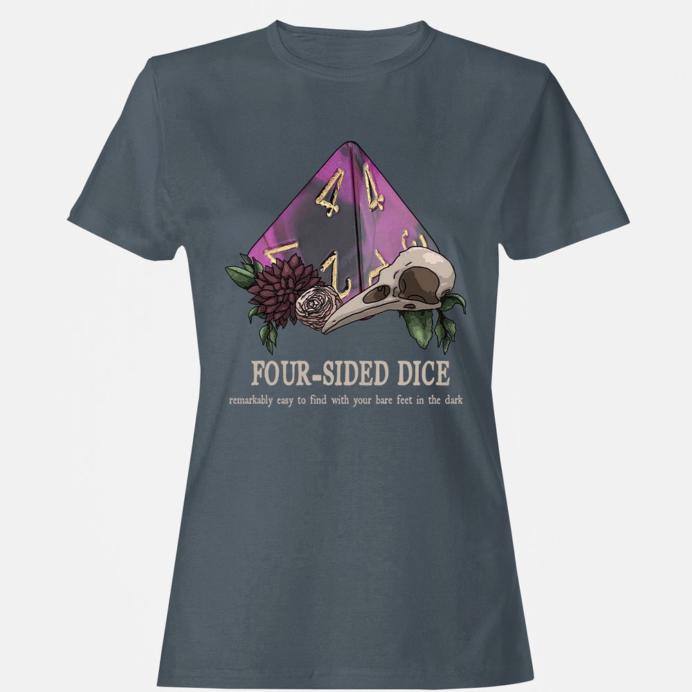 Women's T-Shirt - 33E4BAZX - Charcoal - 3