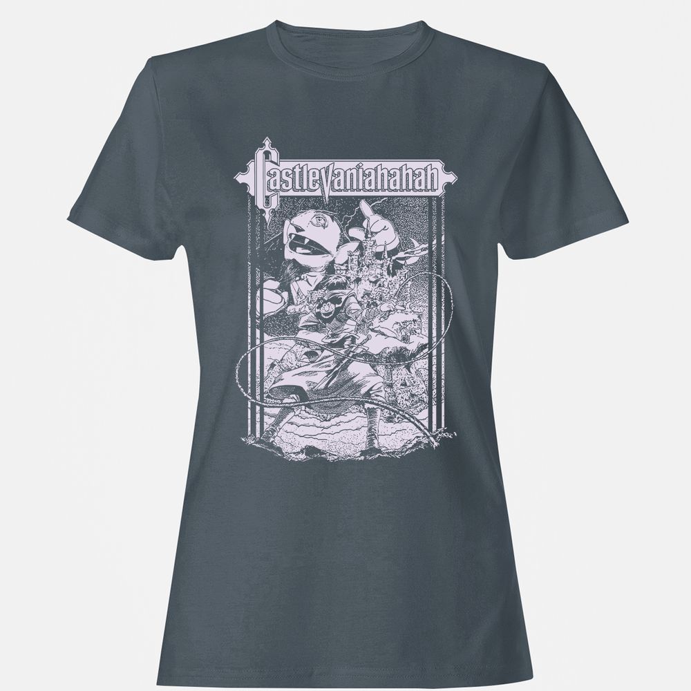 Women's T-Shirt - EHH1G7KX - Charcoal - 3