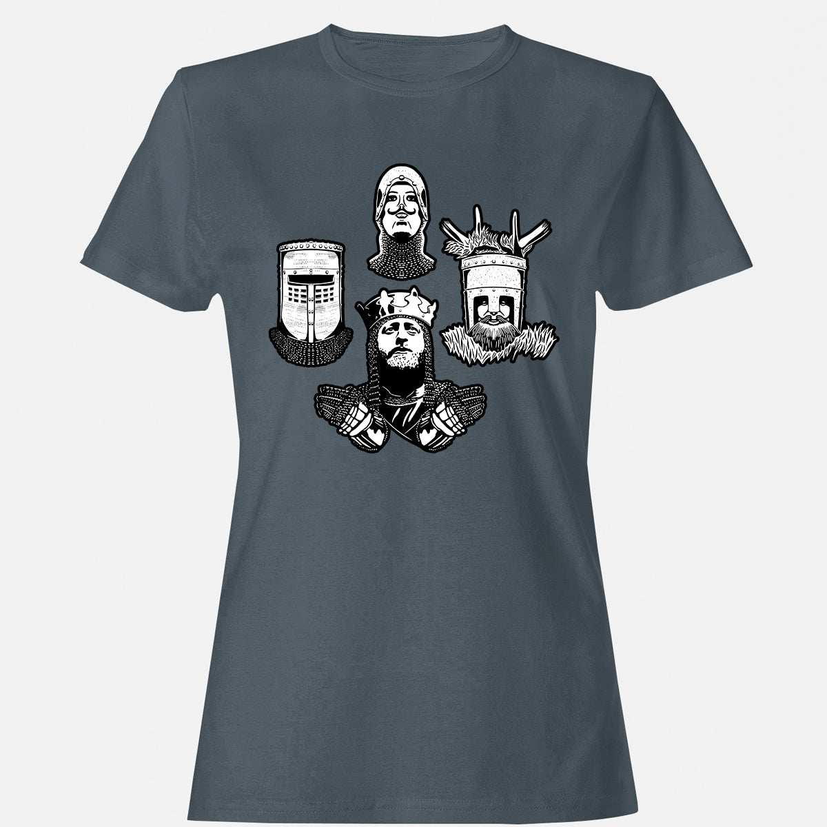 Women's T-Shirt - 3XQG2XF7 - Charcoal - 3