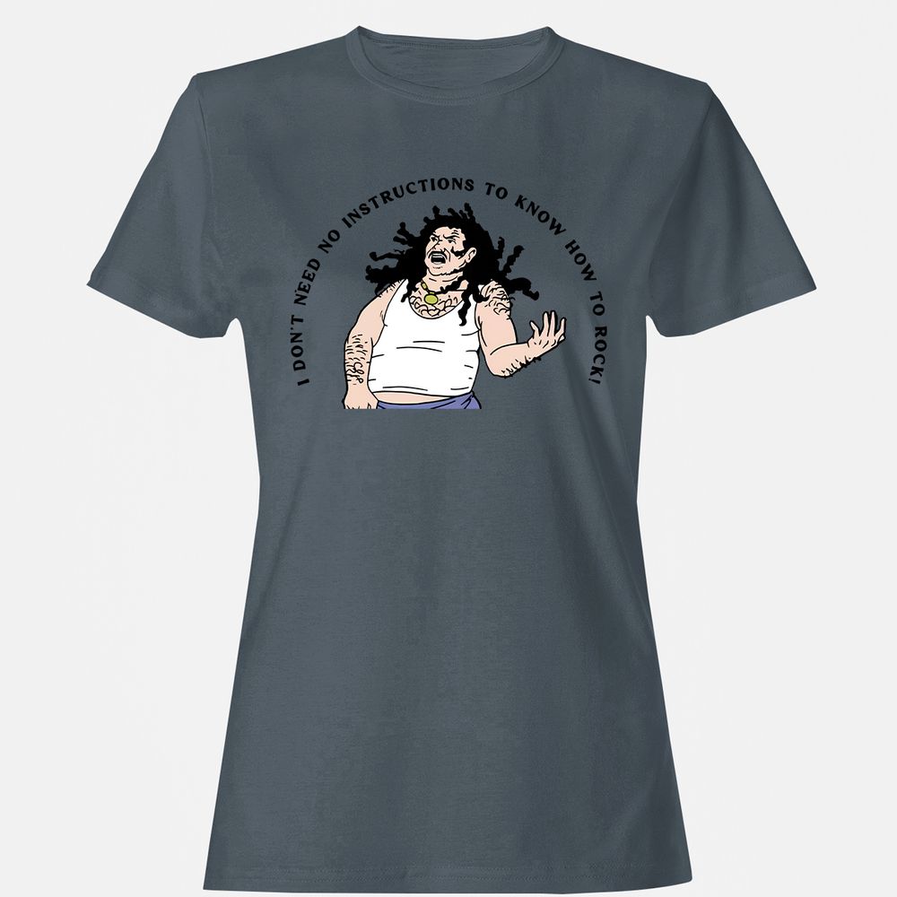 Women's T-Shirt - U3FUSGQR - Charcoal - 3