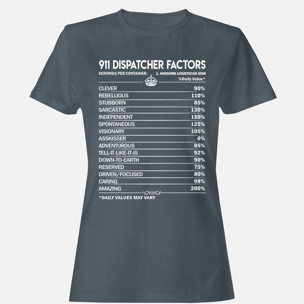 Women's T-Shirt - QPJH6QNC - Charcoal - 3