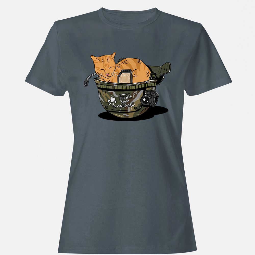 Women's T-Shirt - Q2PHNE9G - Charcoal - 3