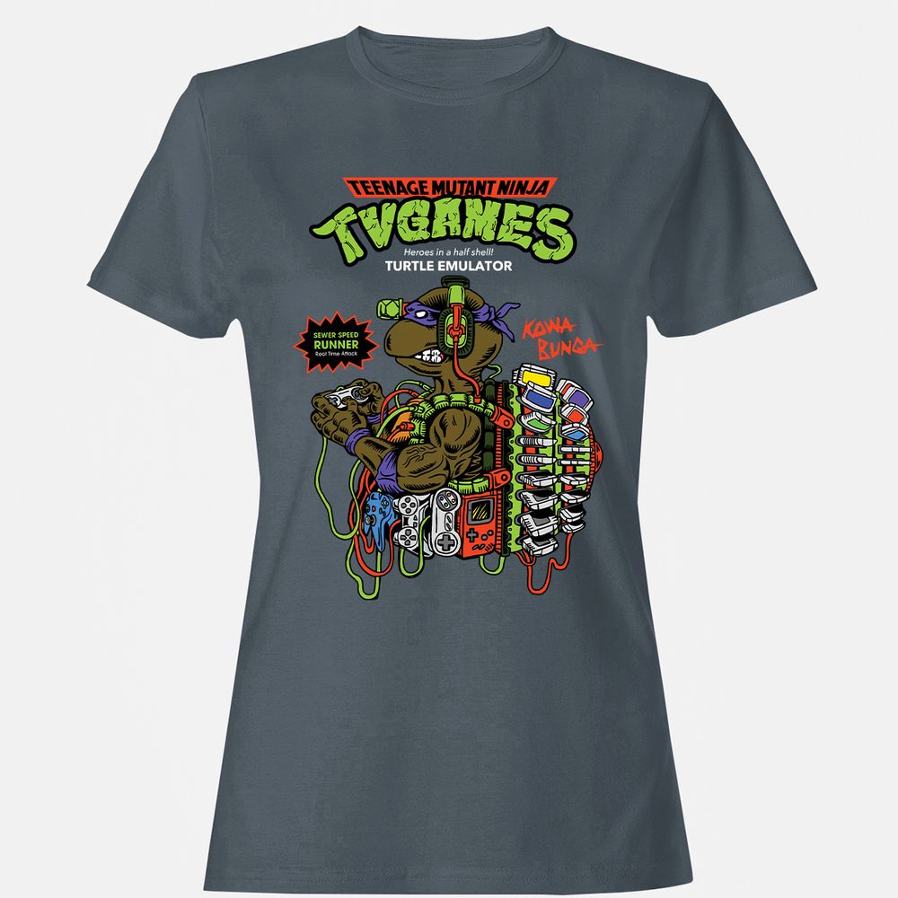 Women's T-Shirt - C85UCDN5 - Charcoal - 3