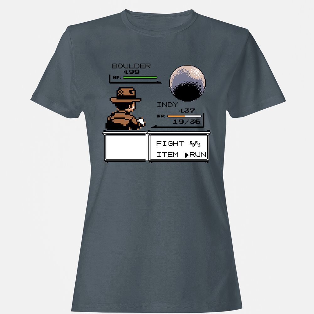 Women's T-Shirt - N4VM4LLN - Charcoal - 3