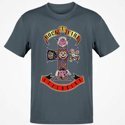 Classic Unisex T-Shirt - QVY2L4WZ - Charcoal - 3