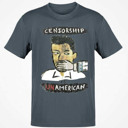 Censorship is Unamerican - Charcoal - 3