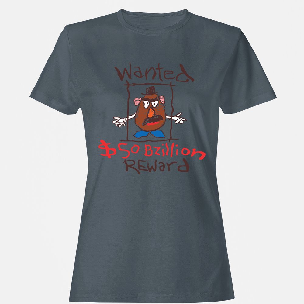 Women's T-Shirt - HUS1NK9G - Charcoal - 3