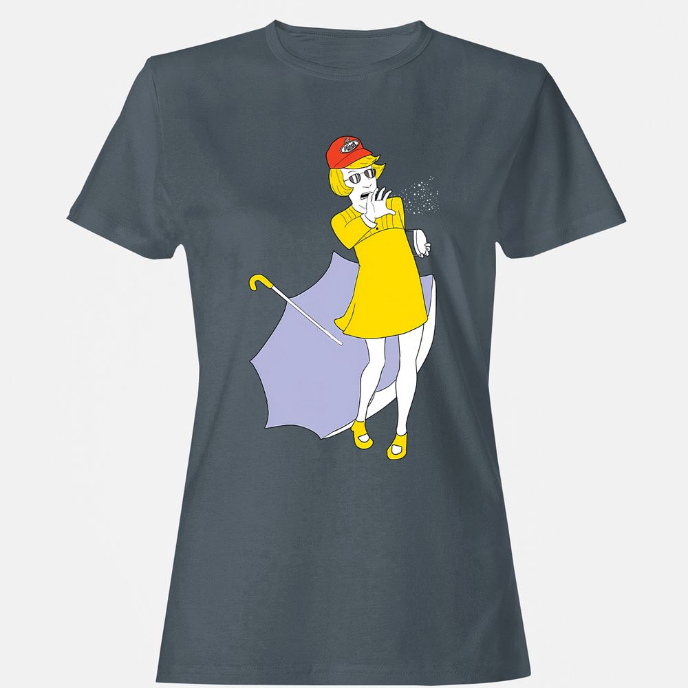 Women's T-Shirt - 657H72KX - Charcoal - 3