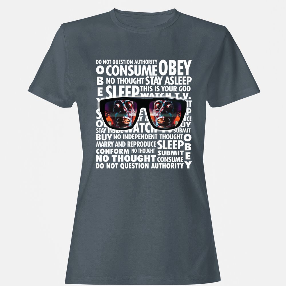 Women's T-Shirt - WDP5MYQ8 - Charcoal - 3