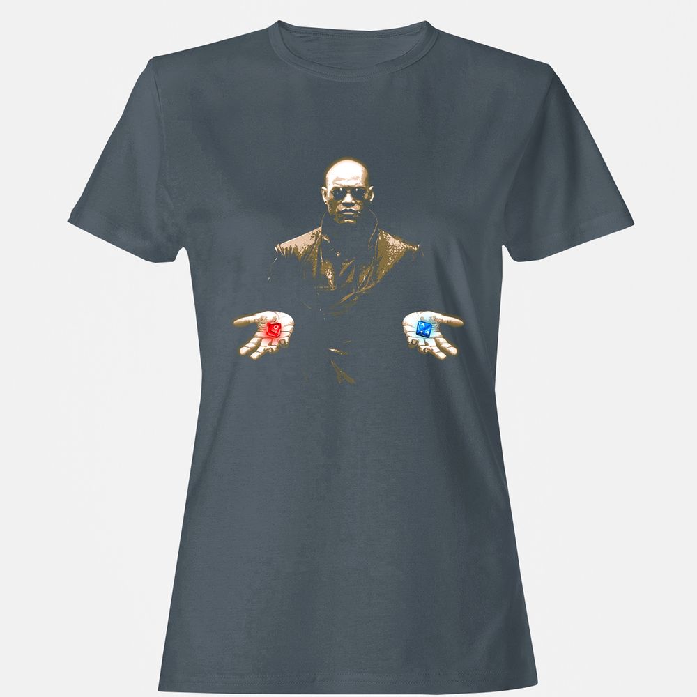 Women's T-Shirt - LK2V96YH - Charcoal - 3