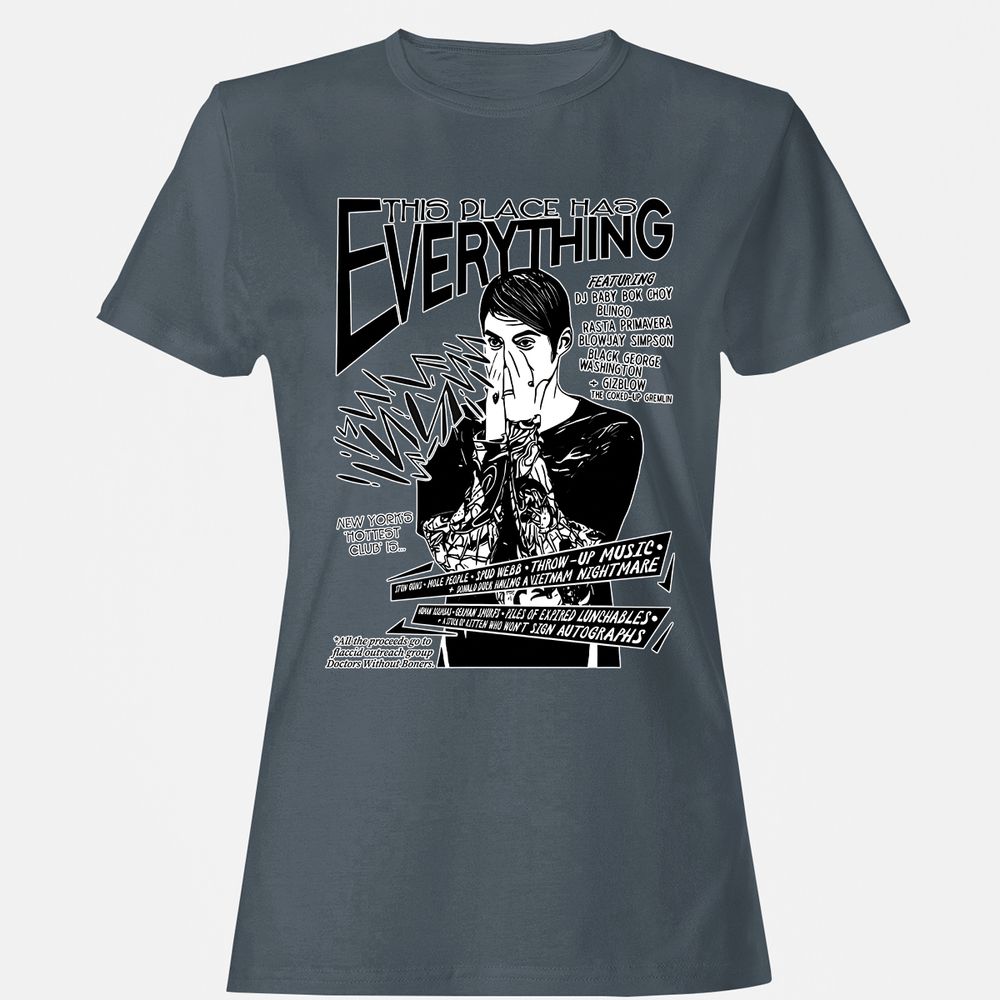 Women's T-Shirt - SAAJFWME - Charcoal - 3