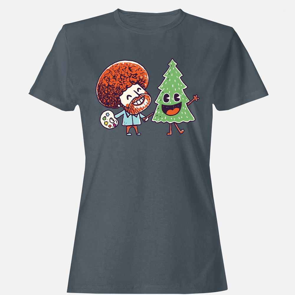 Women's T-Shirt - P9RUJPAU - Charcoal - 3