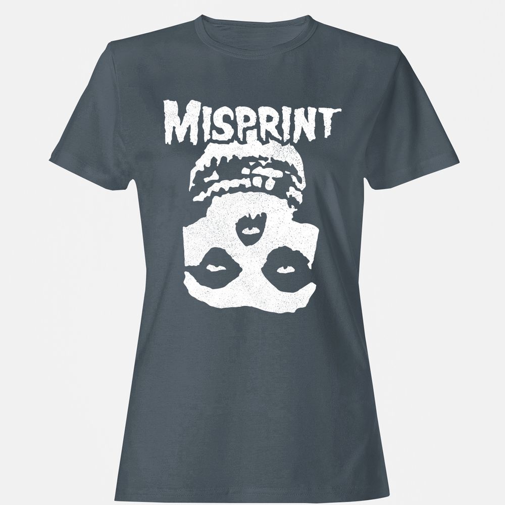 Women's T-Shirt - 3DR2QZ7Y - Charcoal - 3