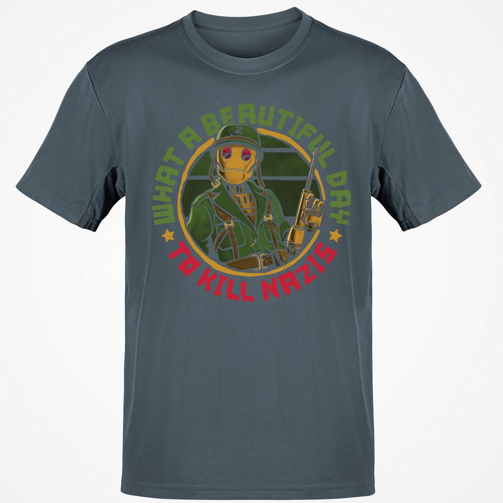 Classic Unisex T-Shirt - Q6T1GFBX - Charcoal - 3