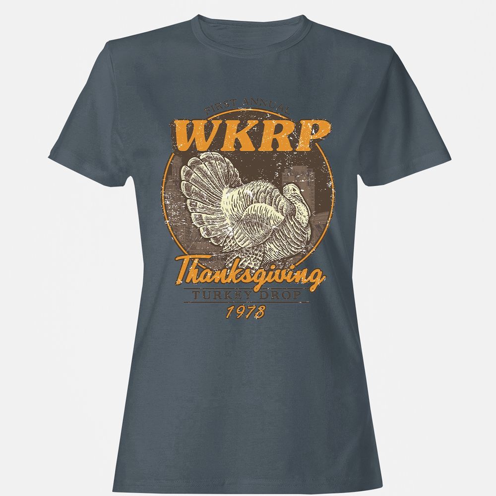 WKRP Turkey Drop - Charcoal - 3