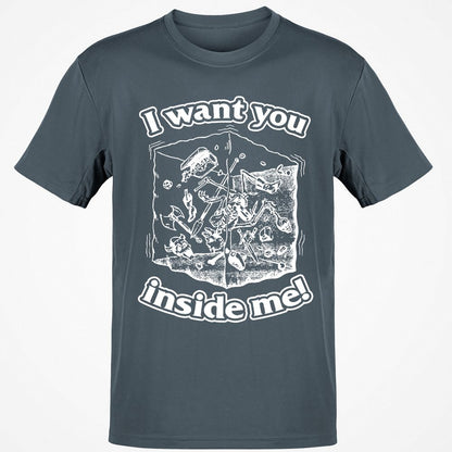 Classic Unisex T-Shirt - UE3GCHFC - Charcoal - 3