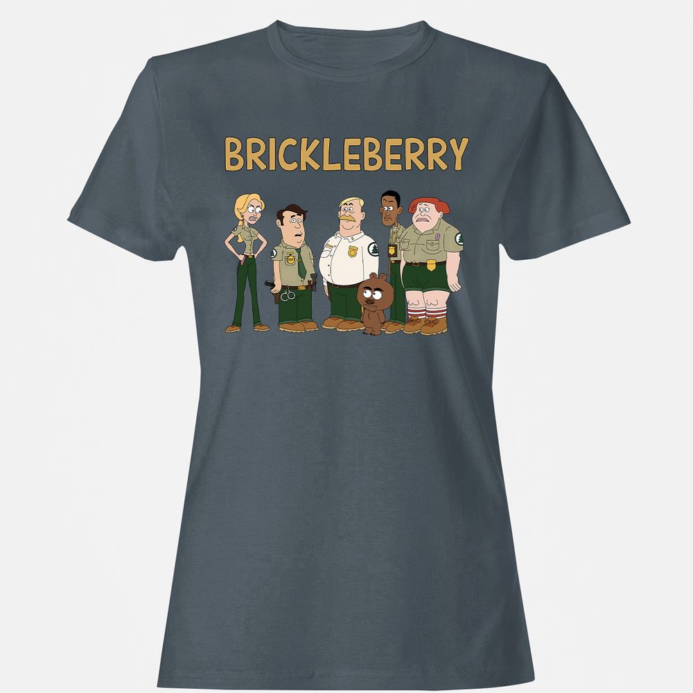 Women's T-Shirt - B3PF1DQR - Charcoal - 3
