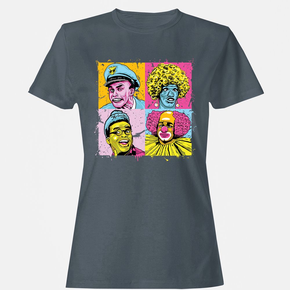 Women's T-Shirt - 11QS48YL - Charcoal - 3