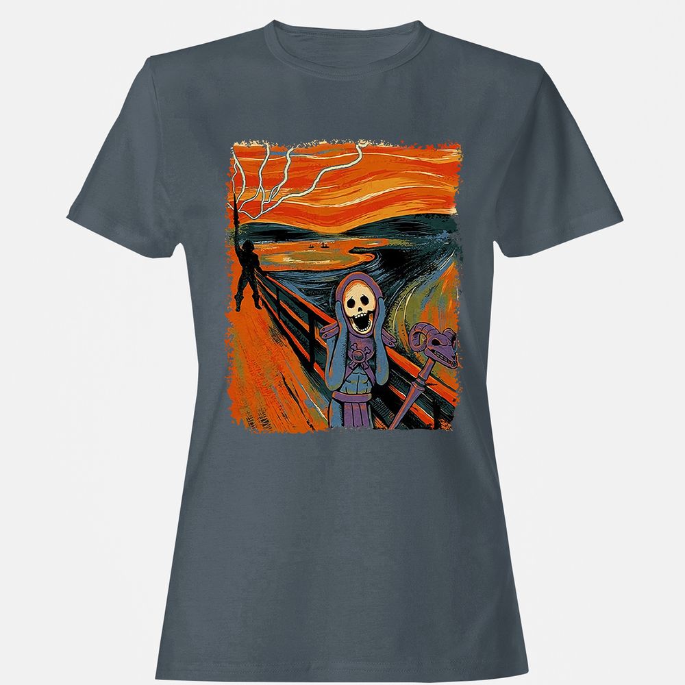 Women's T-Shirt - 1FLZSV48 - Charcoal - 3
