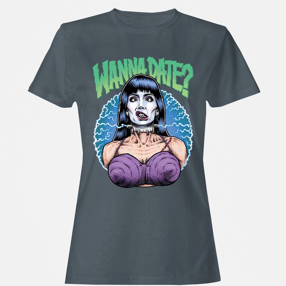 Women's T-Shirt - QW3SYDZ6 - Charcoal - 3