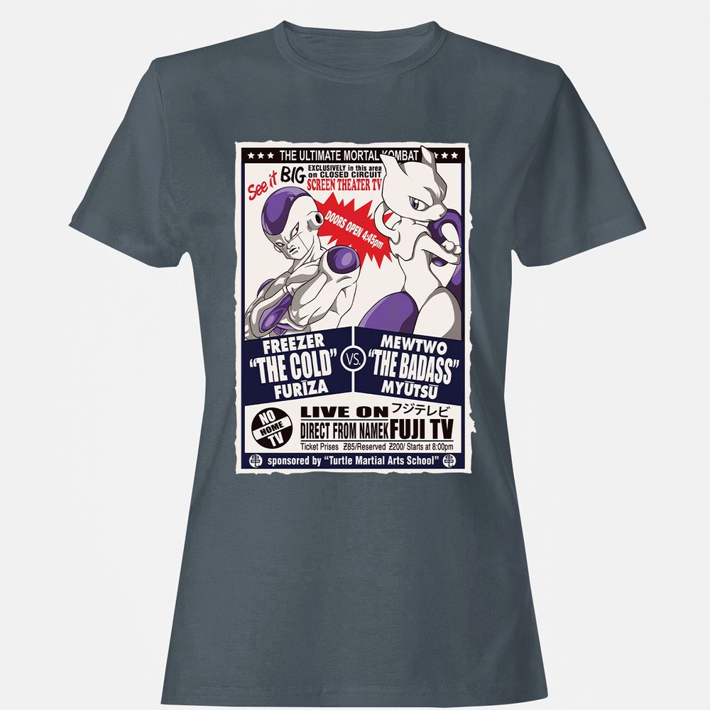 Women's T-Shirt - 4H5HKXRB - Charcoal - 3
