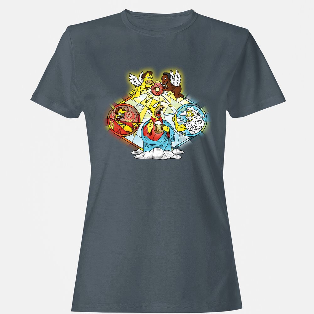 Women's T-Shirt - DA1Z7VTB - Charcoal - 3