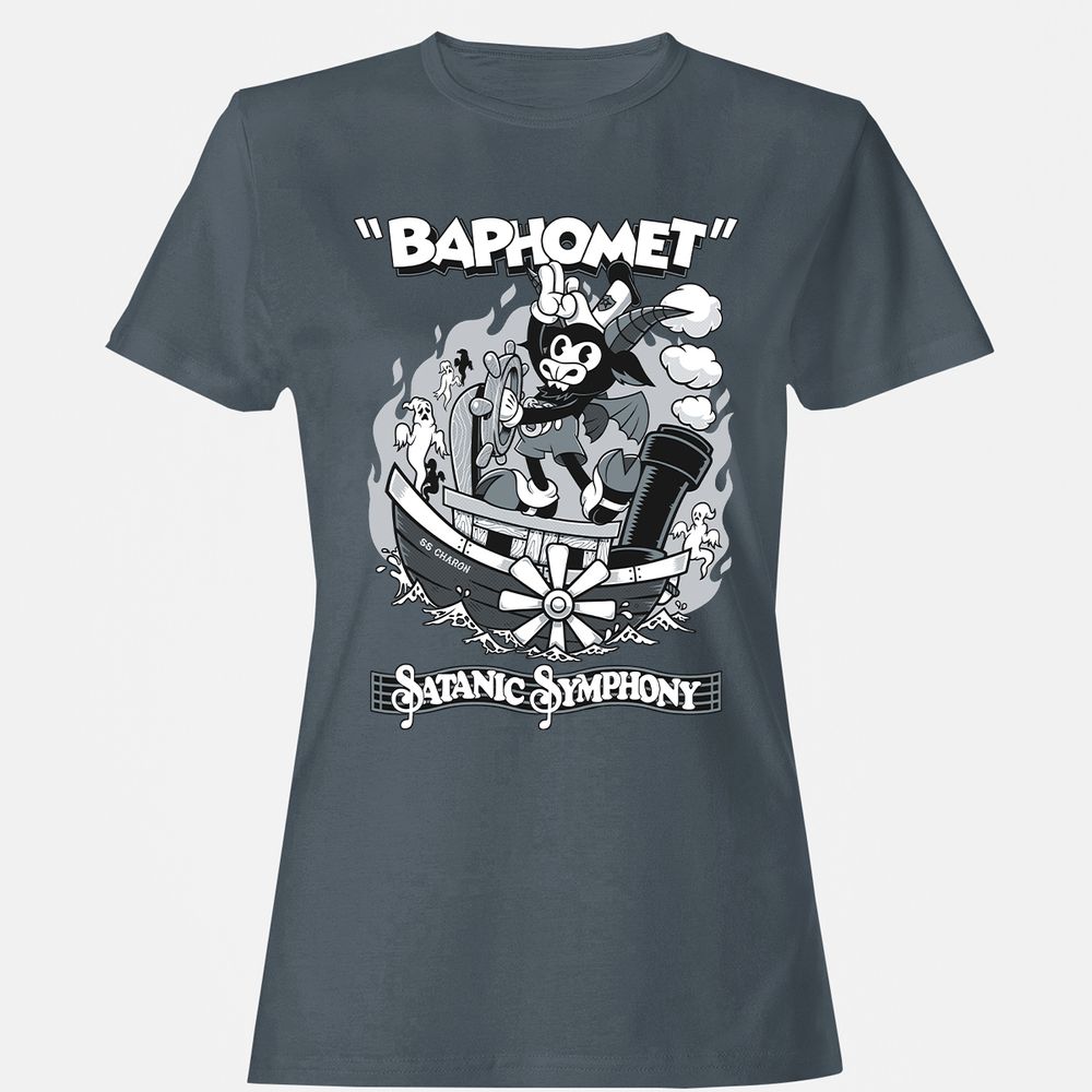 Women's T-Shirt - DNKVRVMQ - Charcoal - 3