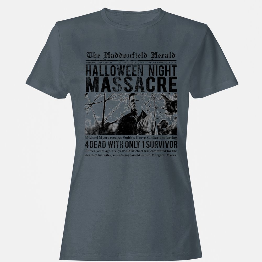 Women's T-Shirt - 83VGBXE9 - Charcoal - 3