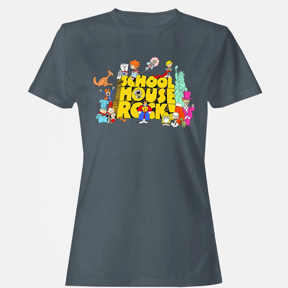 Women's T-Shirt - 188RQ13J - Charcoal - 3