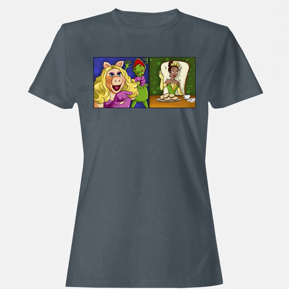 Women's T-Shirt - LRCJNW3Z - Charcoal - 3