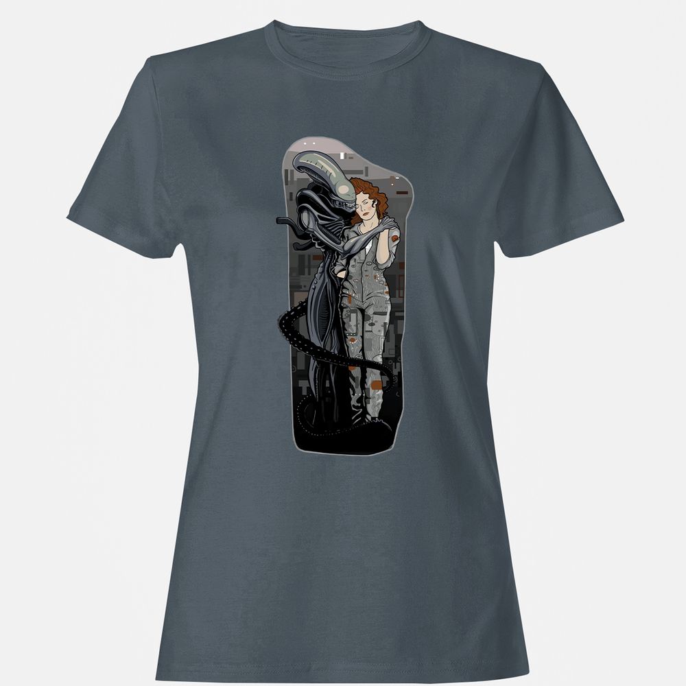 Women's T-Shirt - E9KK14VC - Charcoal - 3