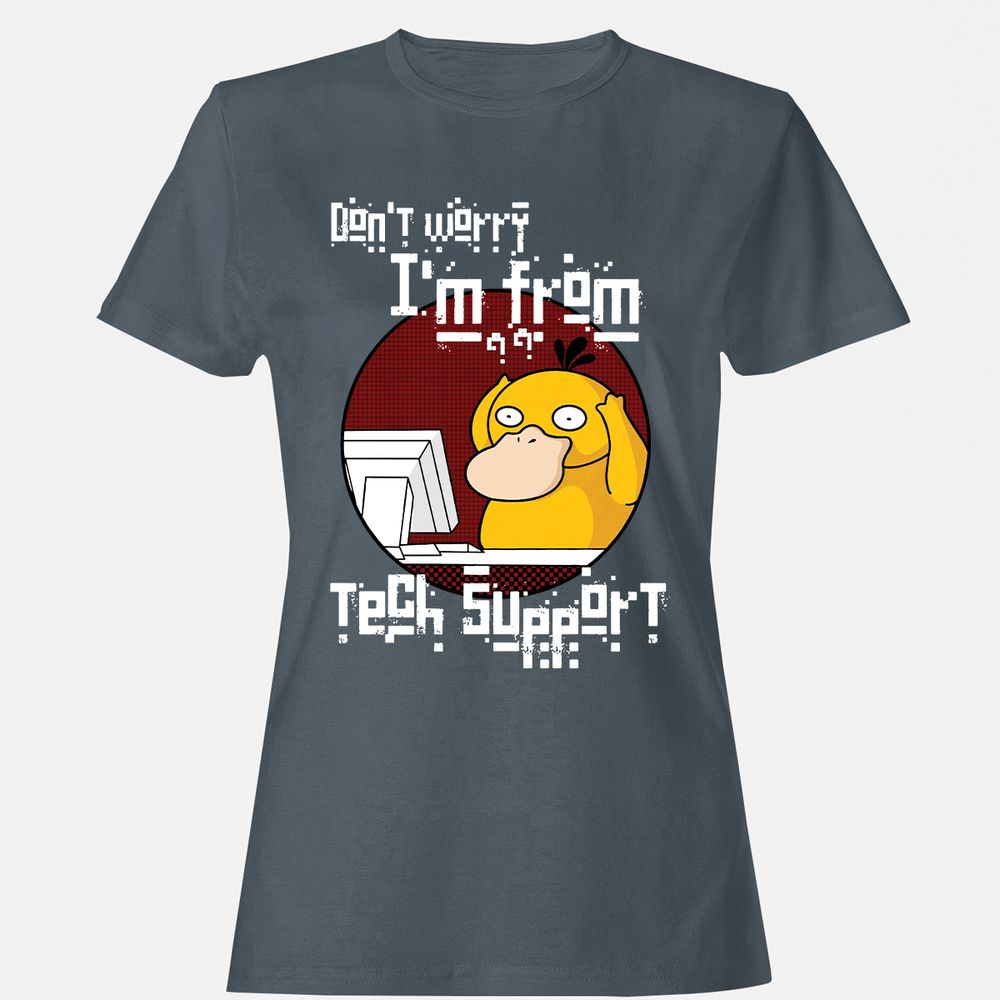 Women's T-Shirt - FUZRX6FB - Charcoal - 3