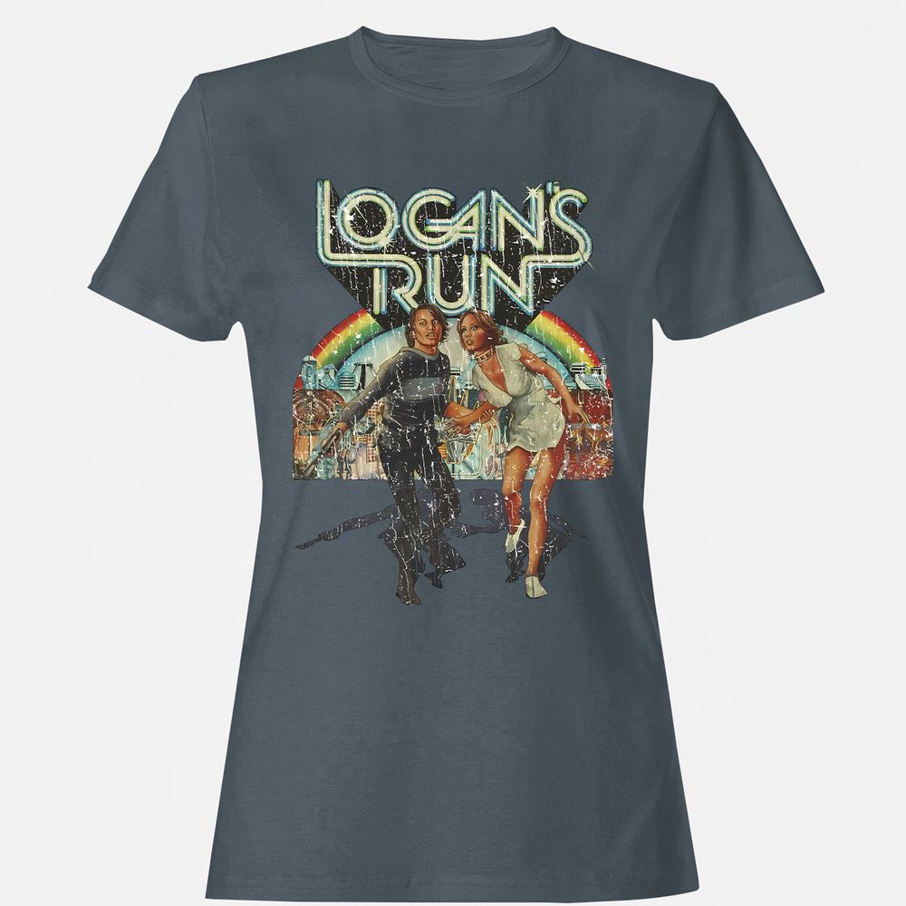 Women's T-Shirt - LA5HZS5D - Charcoal - 3