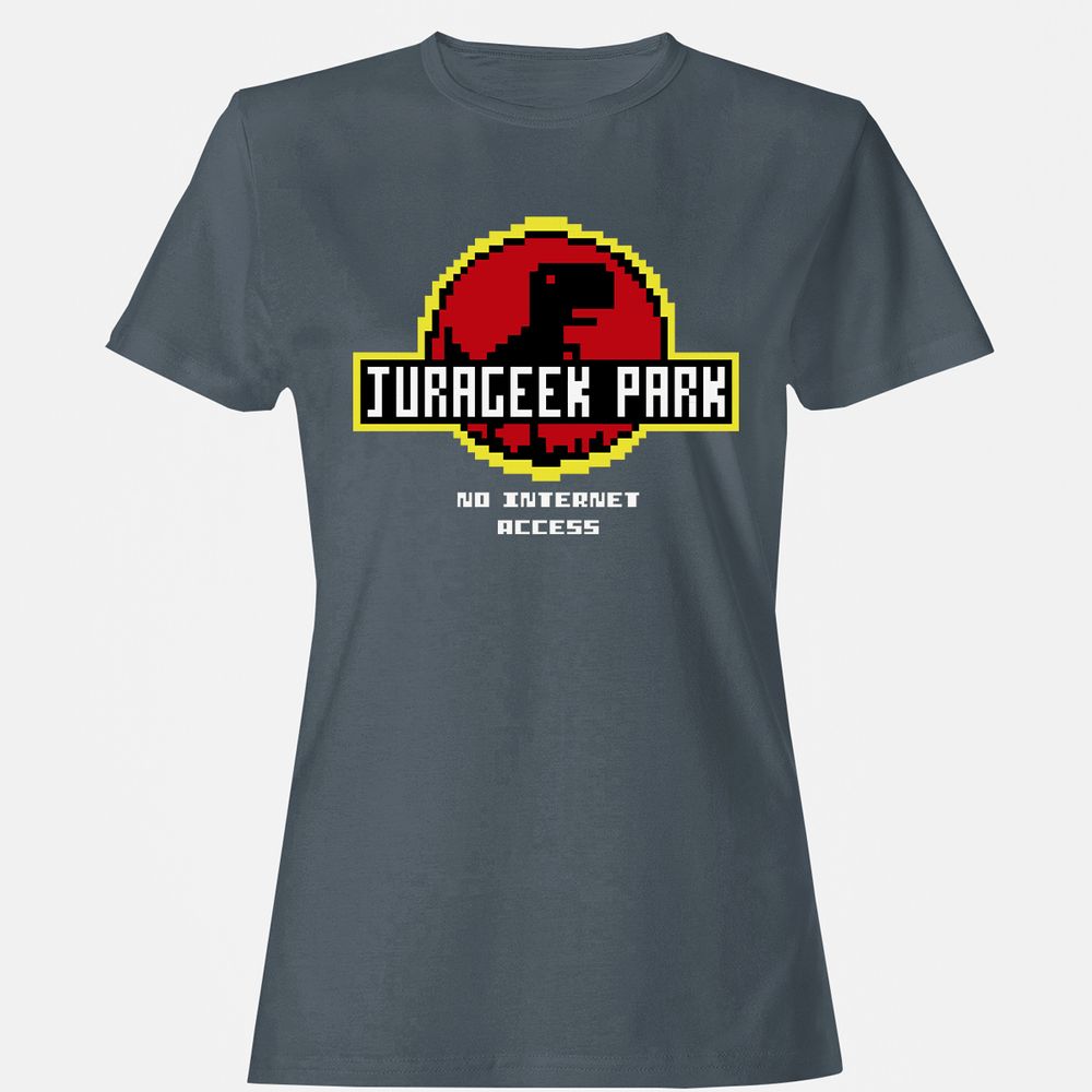 Women's T-Shirt - QYYFW99U - Charcoal - 3