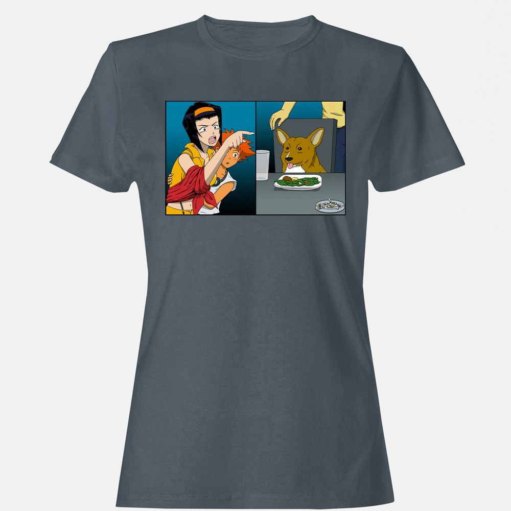 Women's T-Shirt - A3HDH2EF - Charcoal - 3