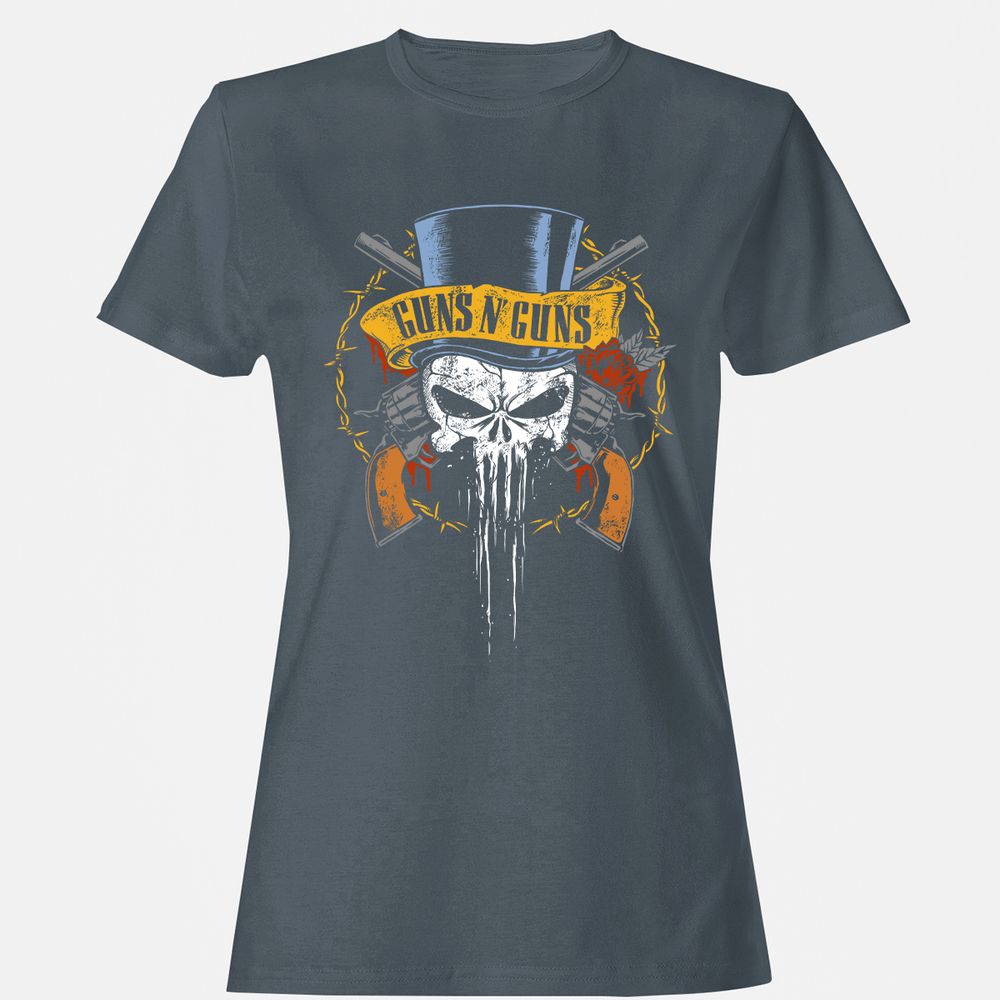 Women's T-Shirt - DR1ZJE3M - Charcoal - 3