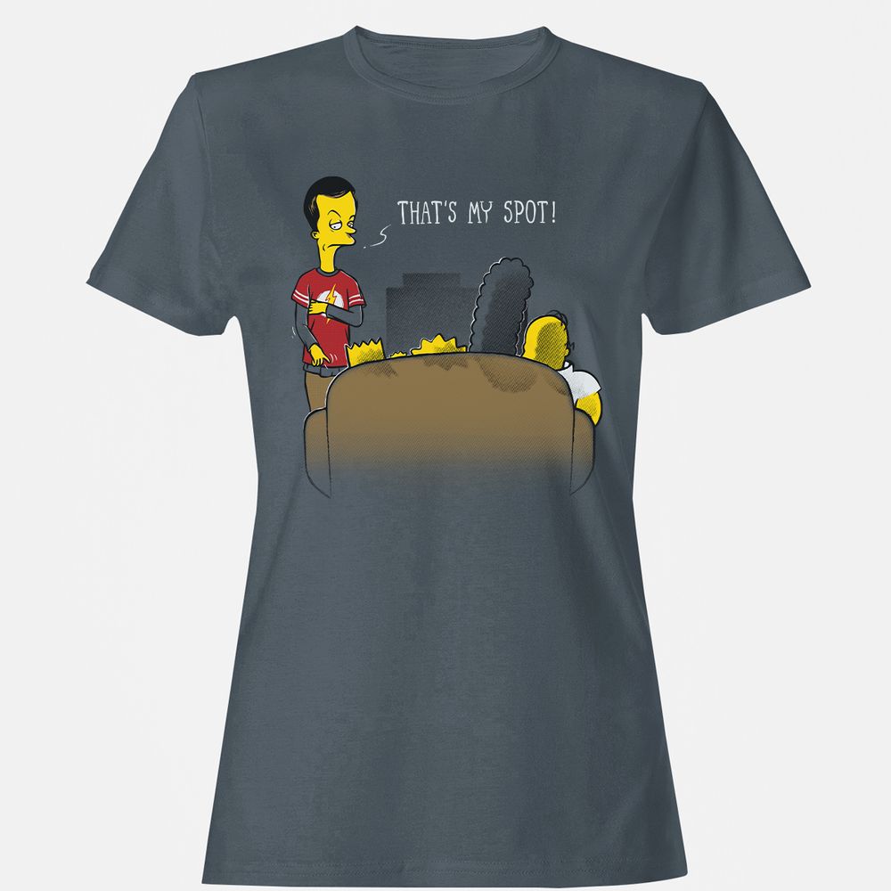 Women's T-Shirt - LZ5GBJ2P - Charcoal - 3