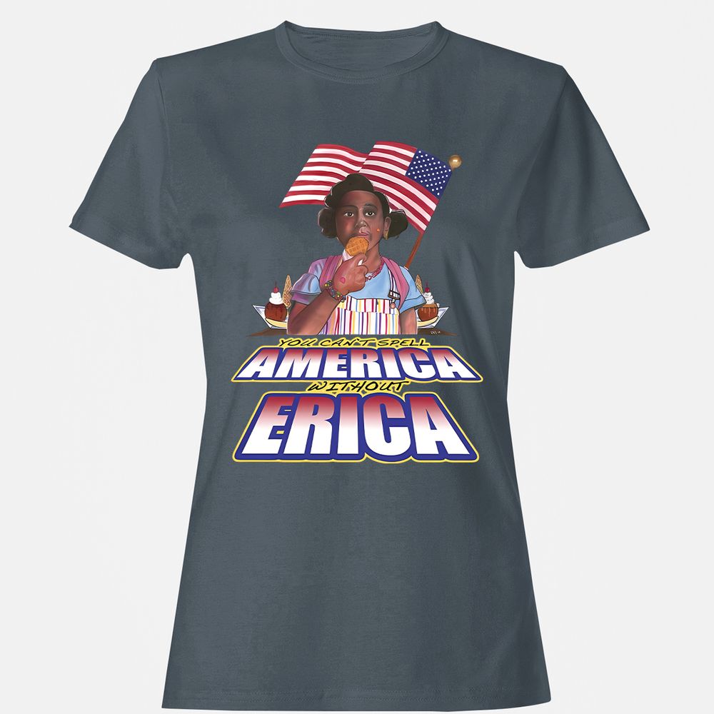 Women's T-Shirt - VK1CMPPQ - Charcoal - 3