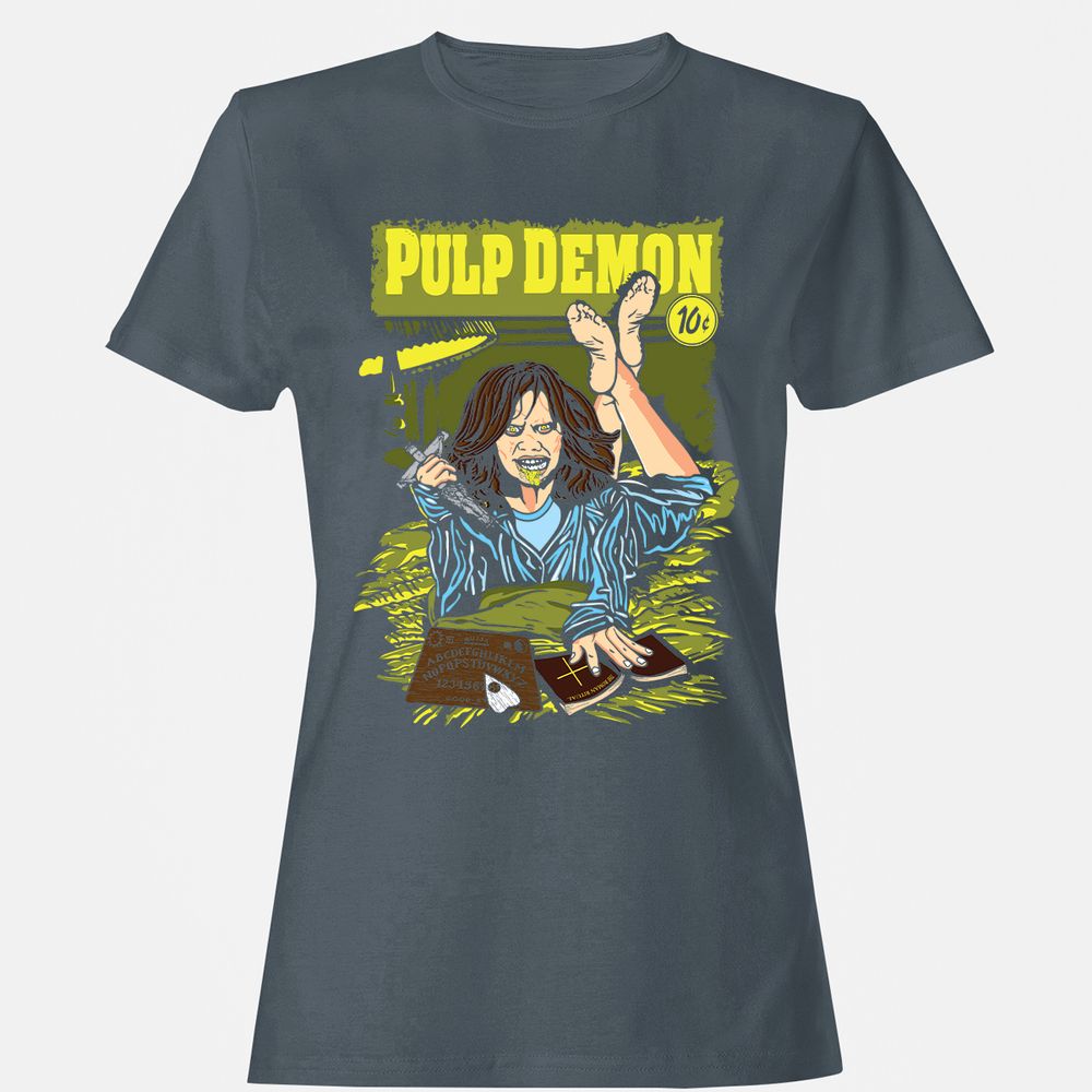 Women's T-Shirt - A2WZBV7P - Charcoal - 3