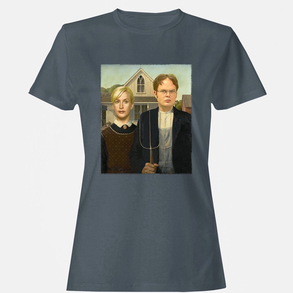 Women's T-Shirt - FE9LNTMG - Charcoal - 3