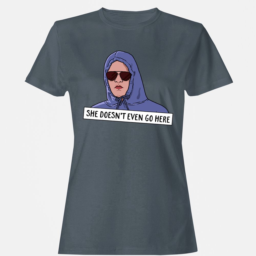 Women's T-Shirt - ZAU2BFW6 - Charcoal - 3