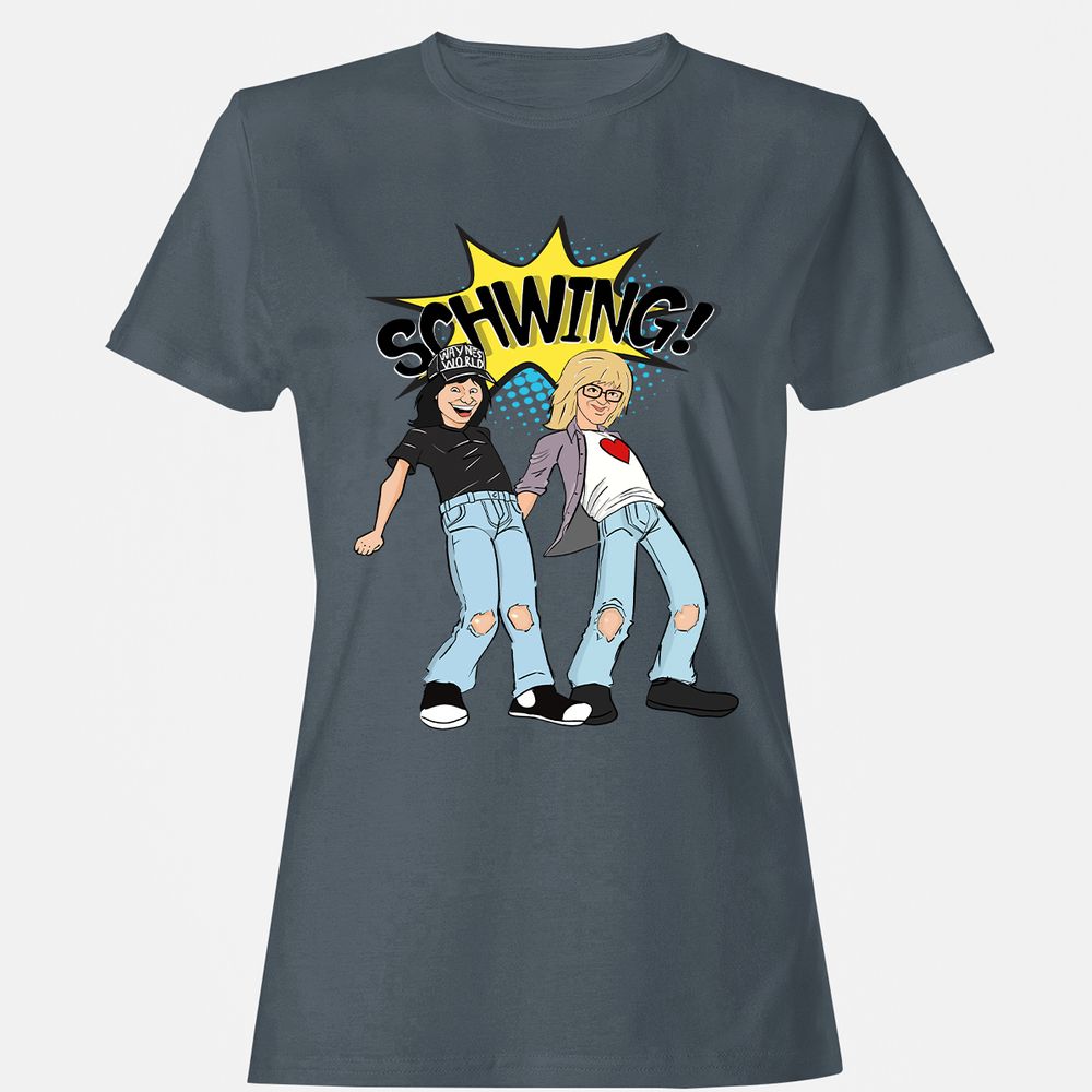 Women's T-Shirt - LU7JW7ST - Charcoal - 3
