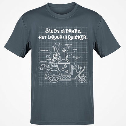 Classic Unisex T-Shirt - 83UK5LDR - Charcoal - 3
