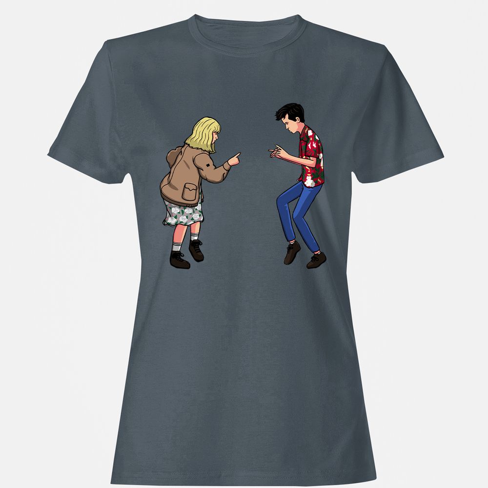 Women's T-Shirt - V34V9ZJ6 - Charcoal - 3