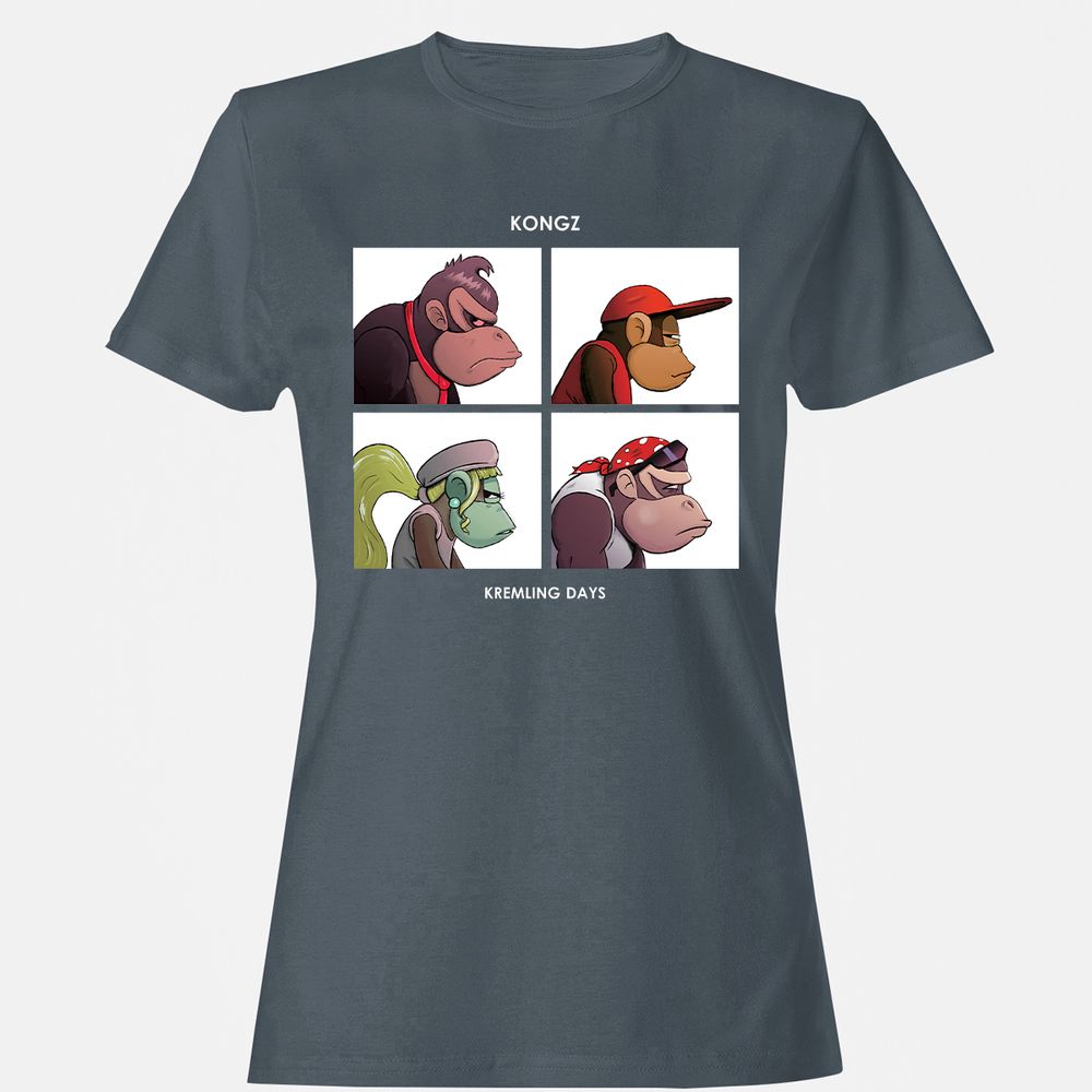 Women's T-Shirt - FEVBYFK2 - Charcoal - 3