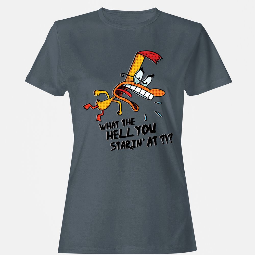 Women's T-Shirt - 83J4JYQF - Charcoal - 3