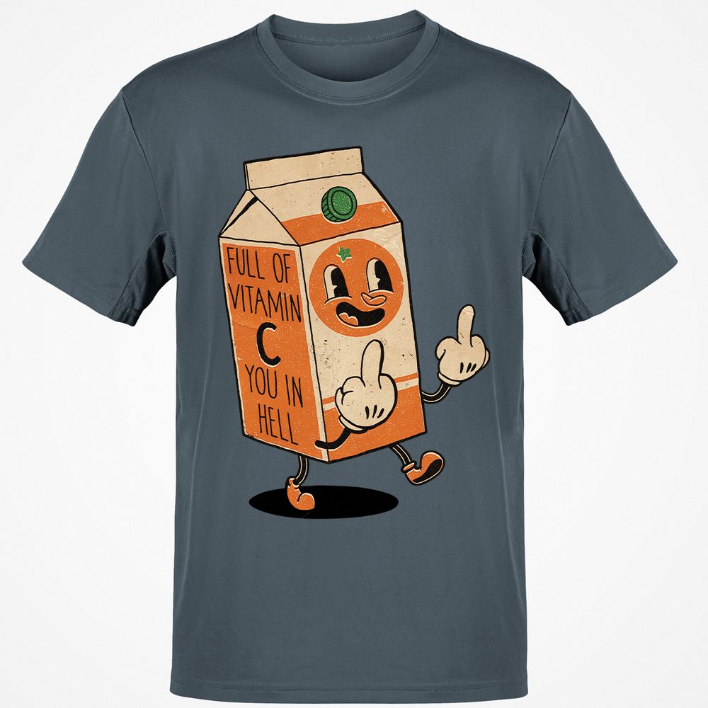 Classic Unisex T-Shirt - T7581QTG - Charcoal - 3