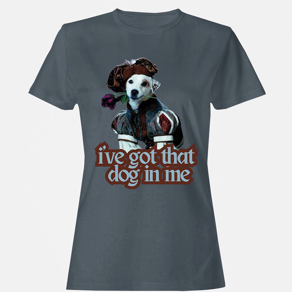 Women's T-Shirt - QYKRSZQ3 - Charcoal - 3